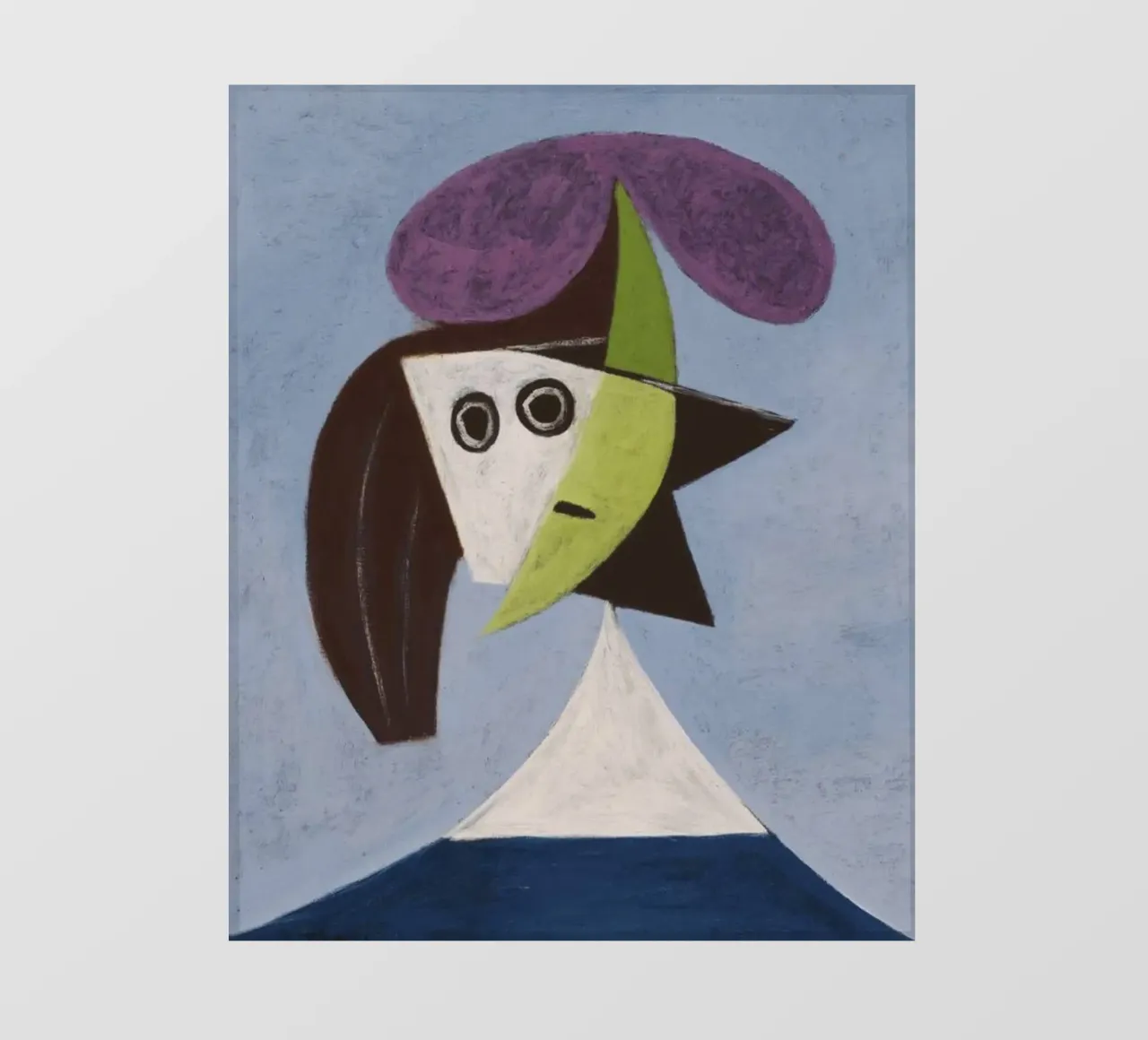 abstract painting by Pablo Picasso pellicola backlit da eternal nino