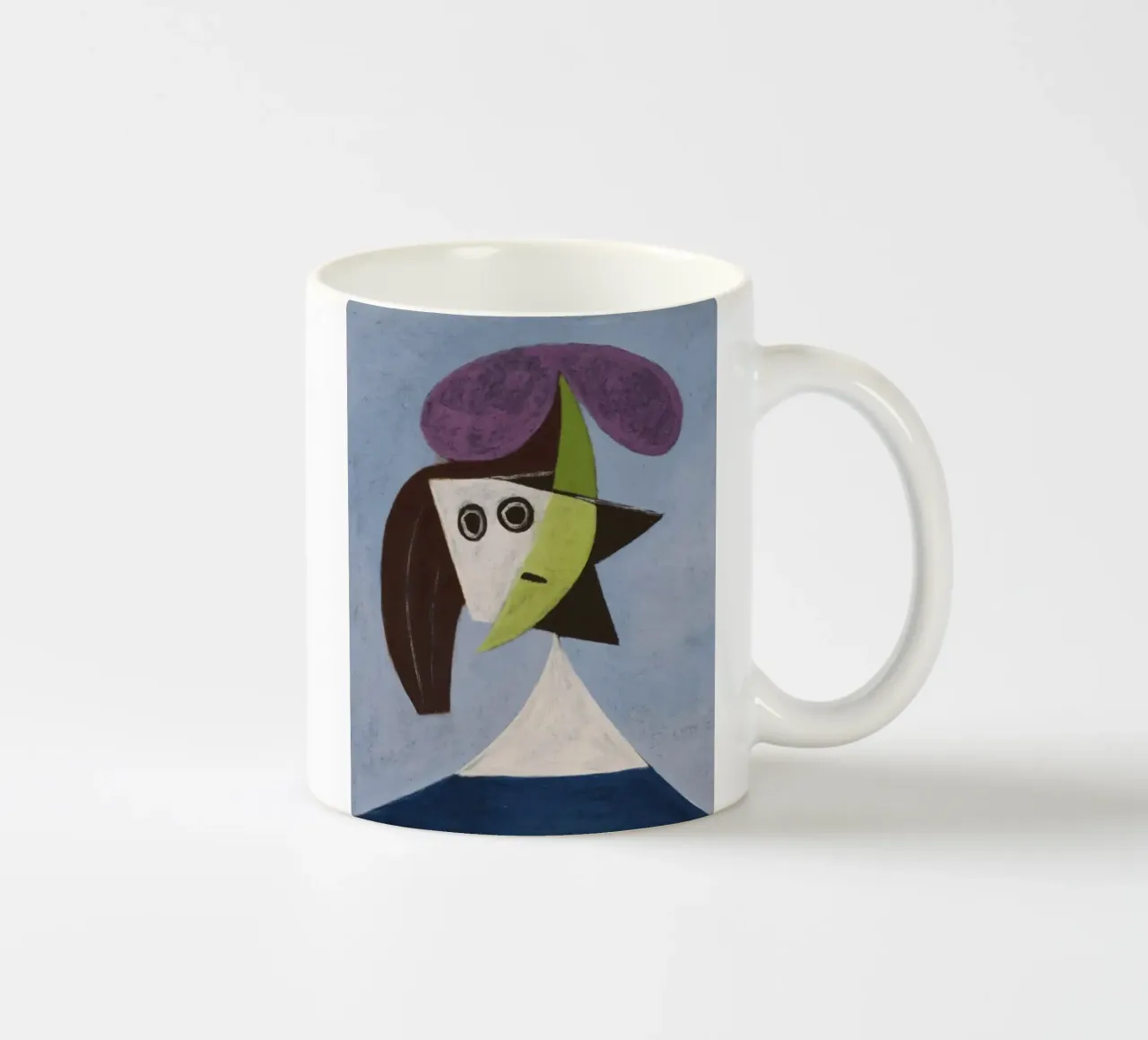 abstract painting by Pablo Picasso tazza in ceramica da eternal nino