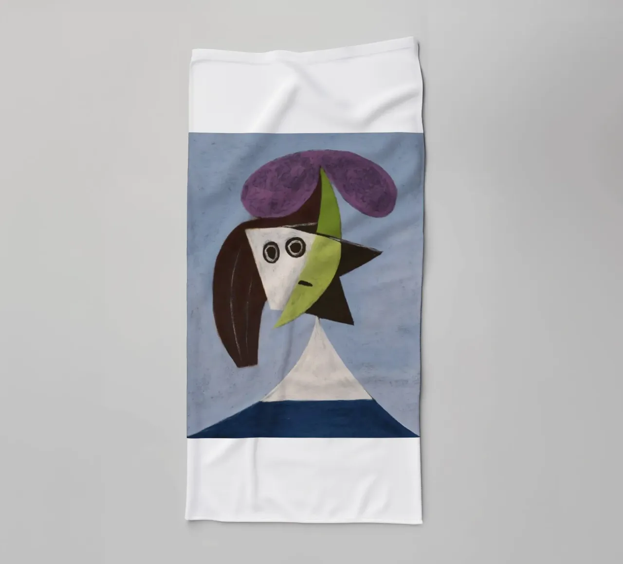 abstract painting by Pablo Picasso asciugamano da bagno da eternal nino