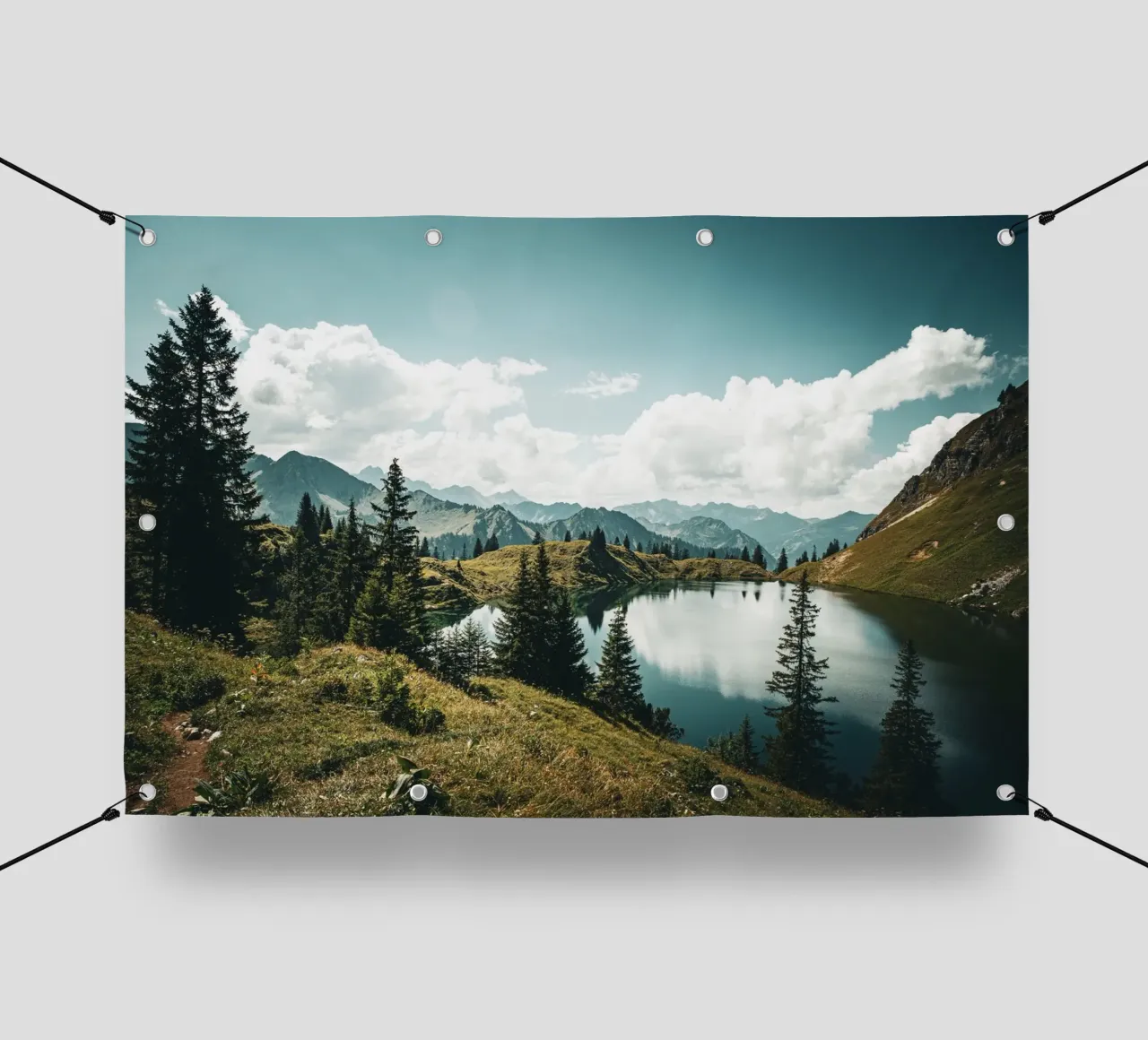 Heimat der Berge telo in pvc da Flo Klein