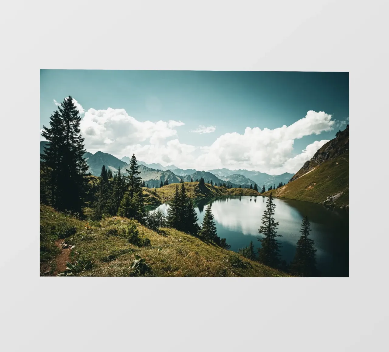 Heimat der Berge telo in pvc da Flo Klein