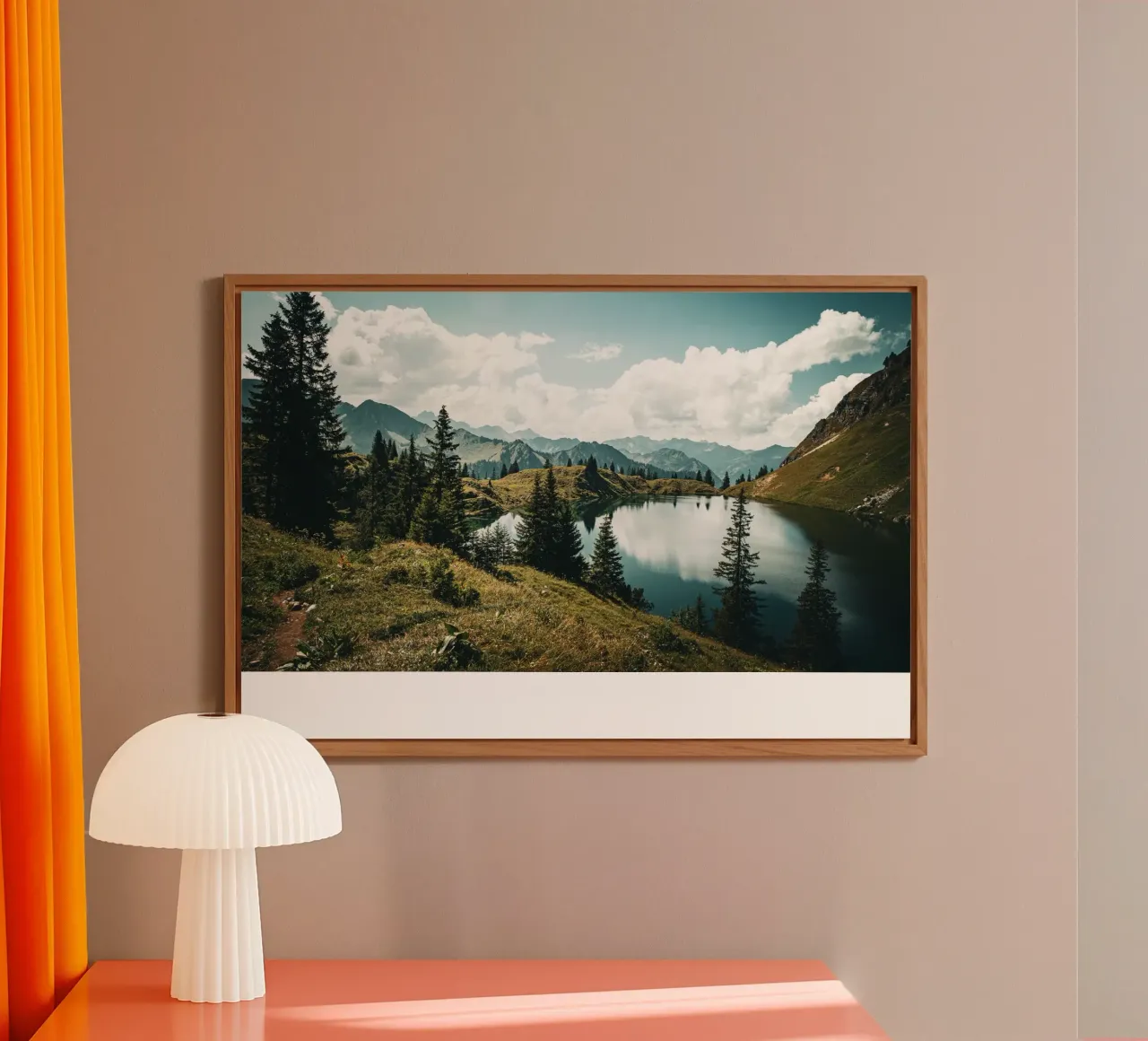 Heimat der Berge alluminio dibond da Flo Klein