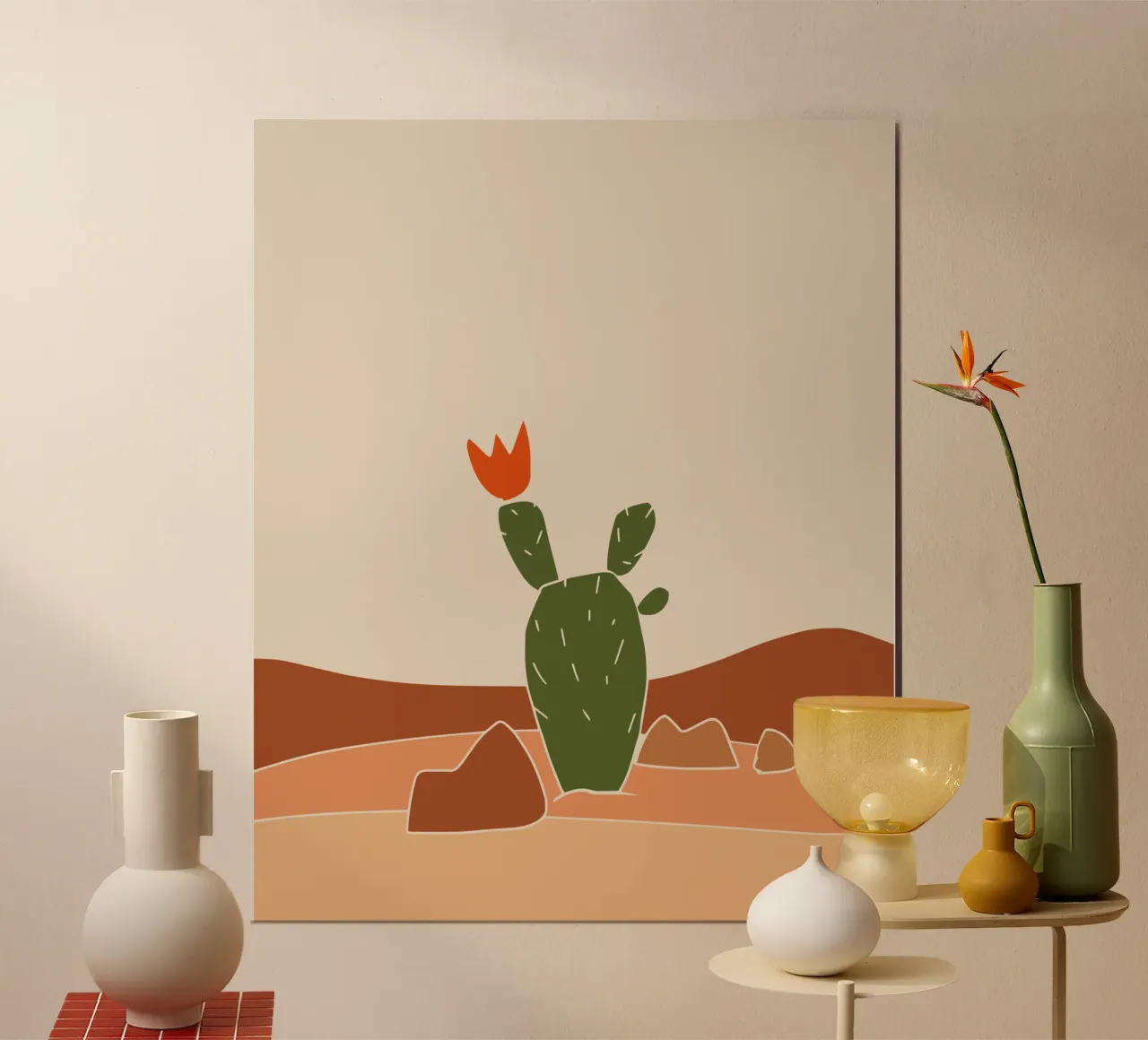 Paesaggio in terracotta 24 carta hahnemühle da Little Dean