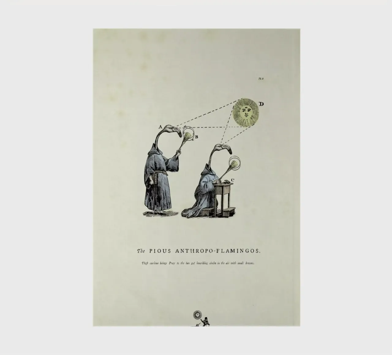 The pious anthropo-flamingos notebook by Matteo Morelli