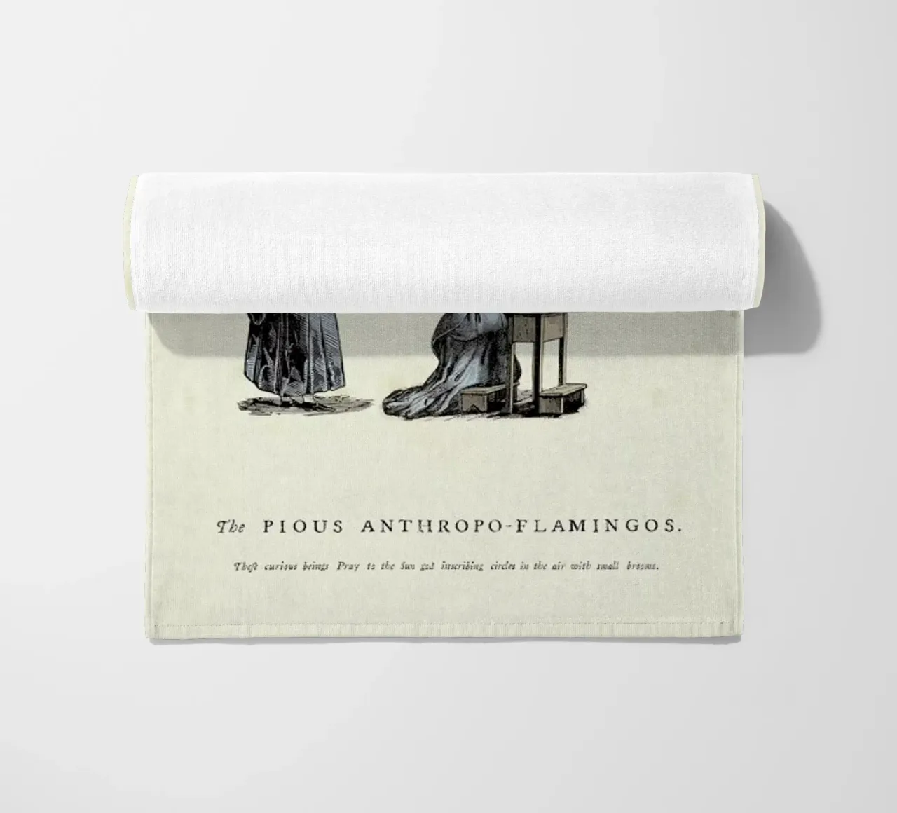 The pious anthropo-flamingos telo mare da Matteo Morelli
