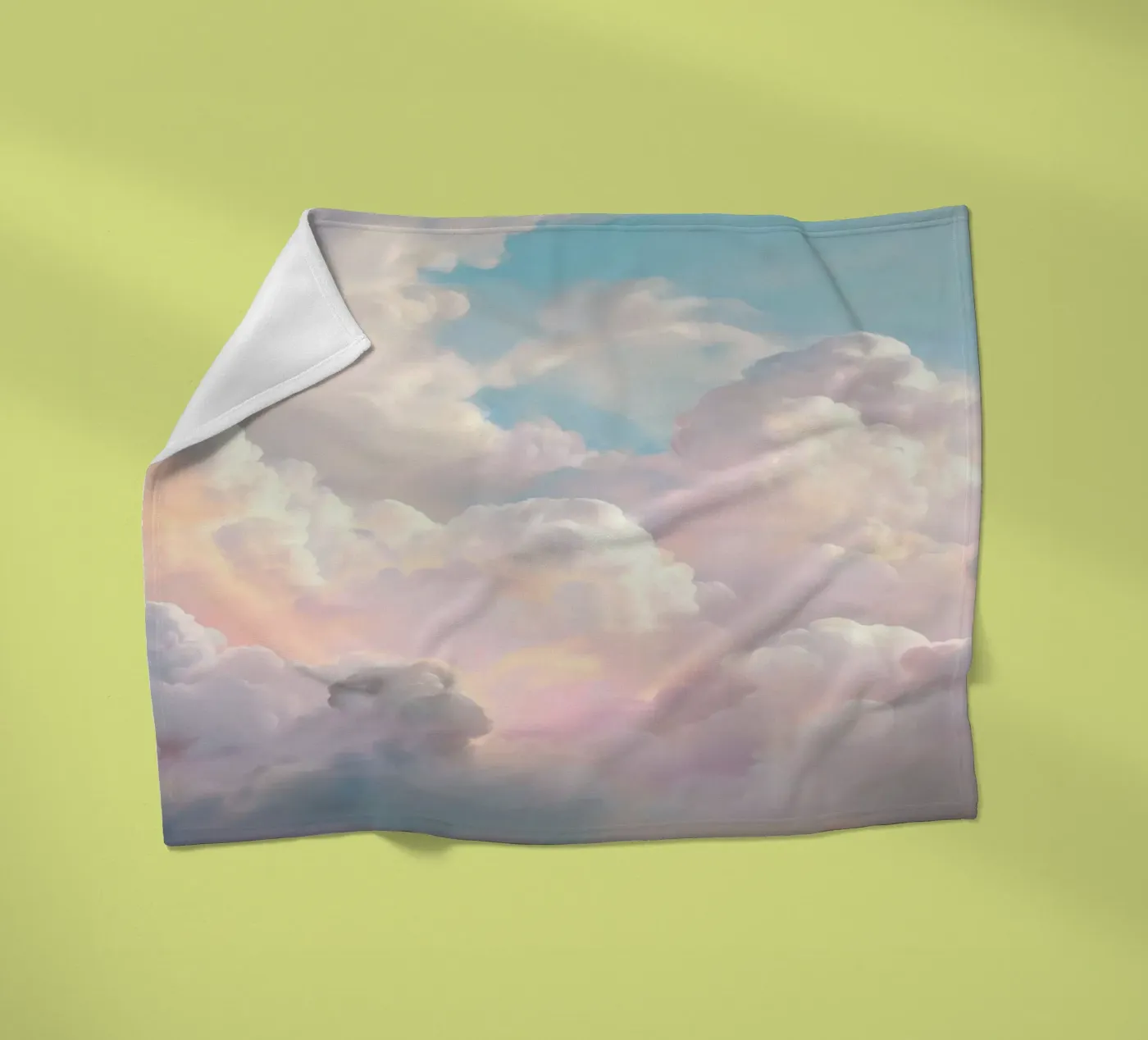 Clouds \ Sky fleece blanket by IamHomeStudio