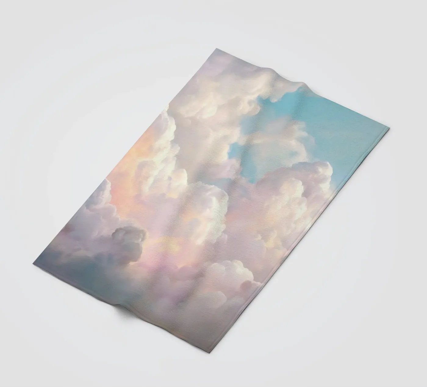Clouds \ Sky fleece blanket by IamHomeStudio