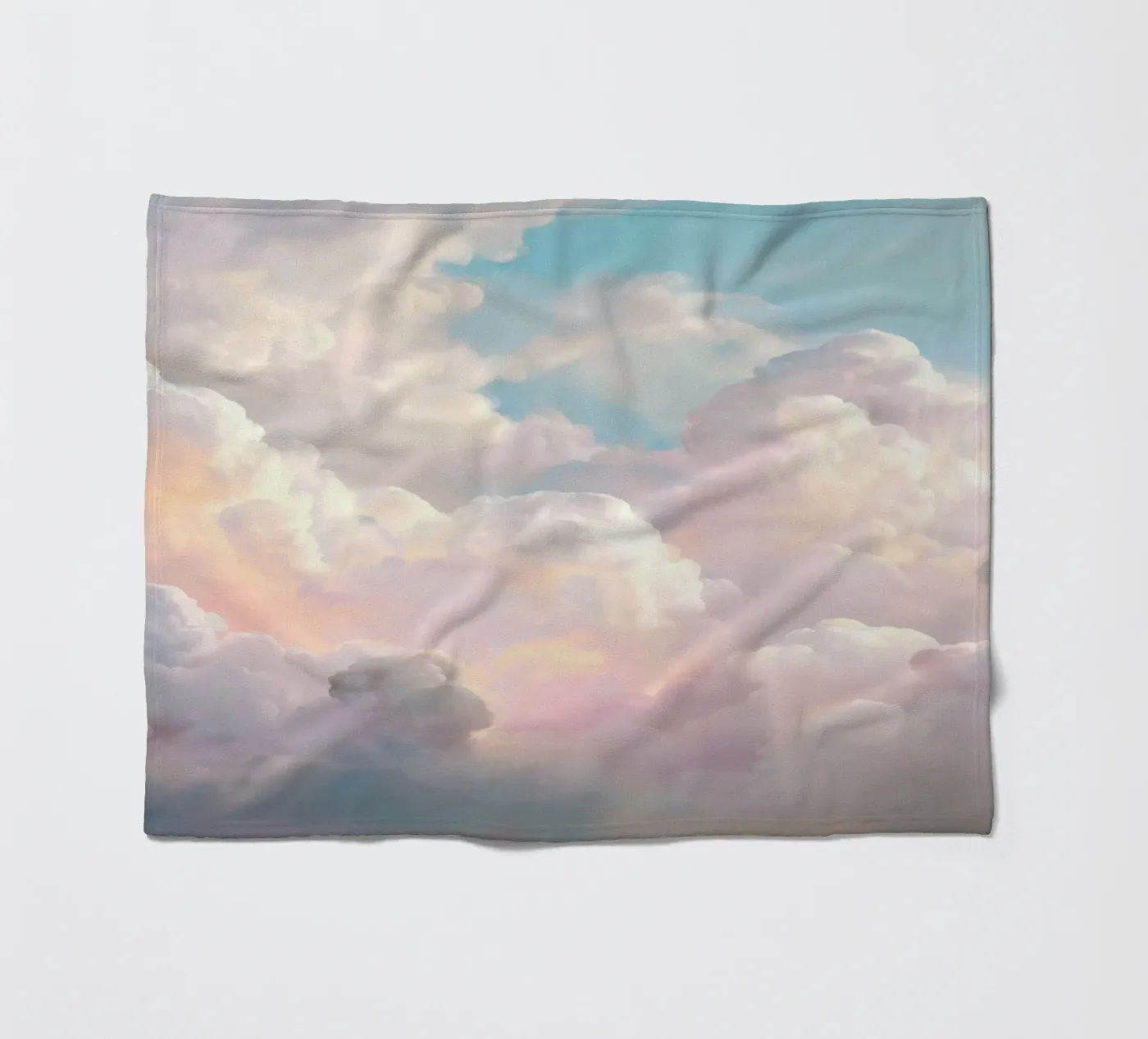 Clouds \ Sky fleece blanket by IamHomeStudio