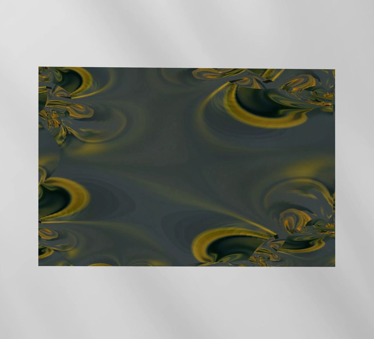 Disegno dinamico astratto in blu e giallo. pellicola backlit da Something for you