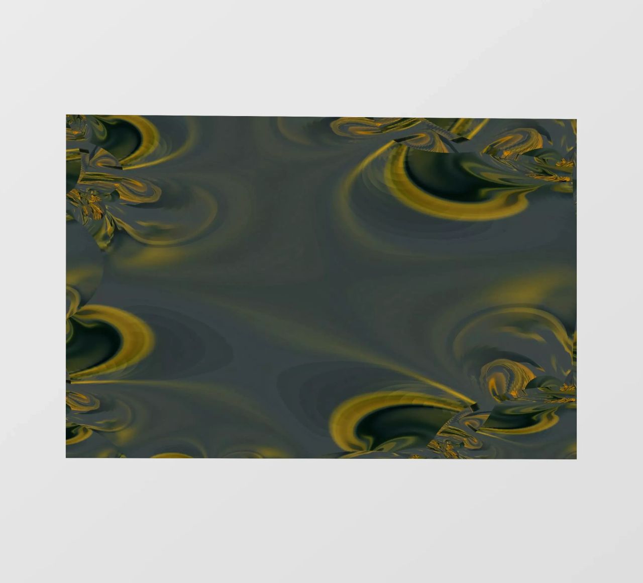 Disegno dinamico astratto in blu e giallo. pellicola backlit da Something for you
