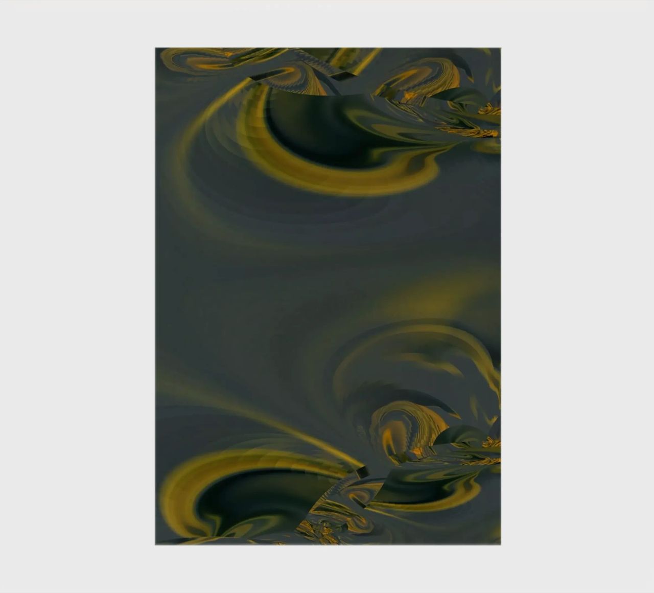 Abstract dynamic pattern in blue and yellow. notebook by Something for you