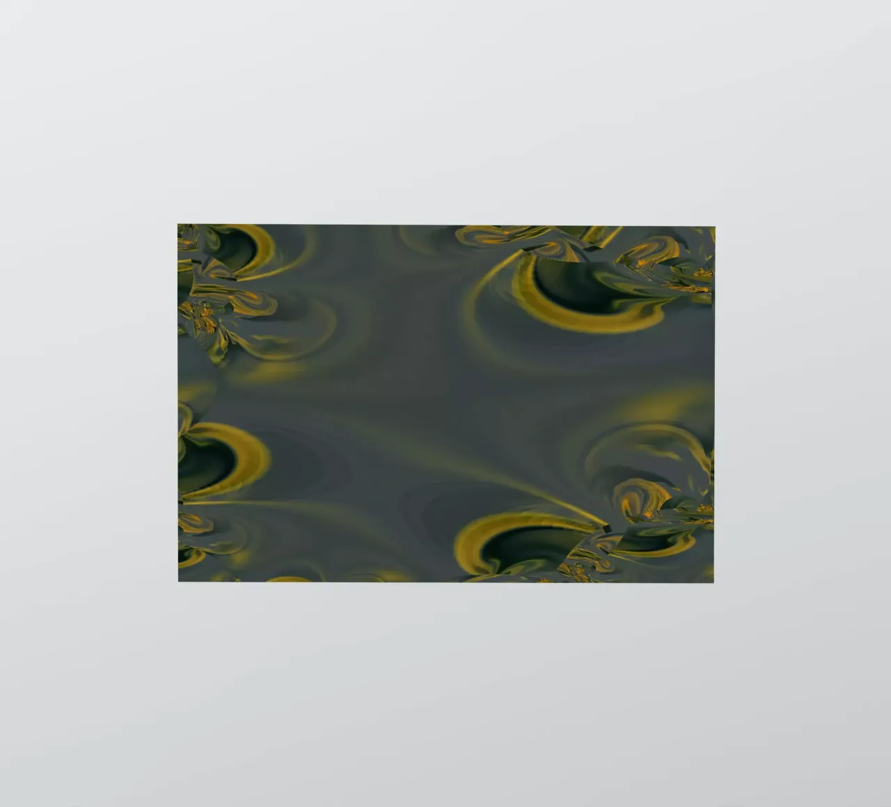 Motif dynamique abstrait en bleu et jaune. autocollant de Something for you