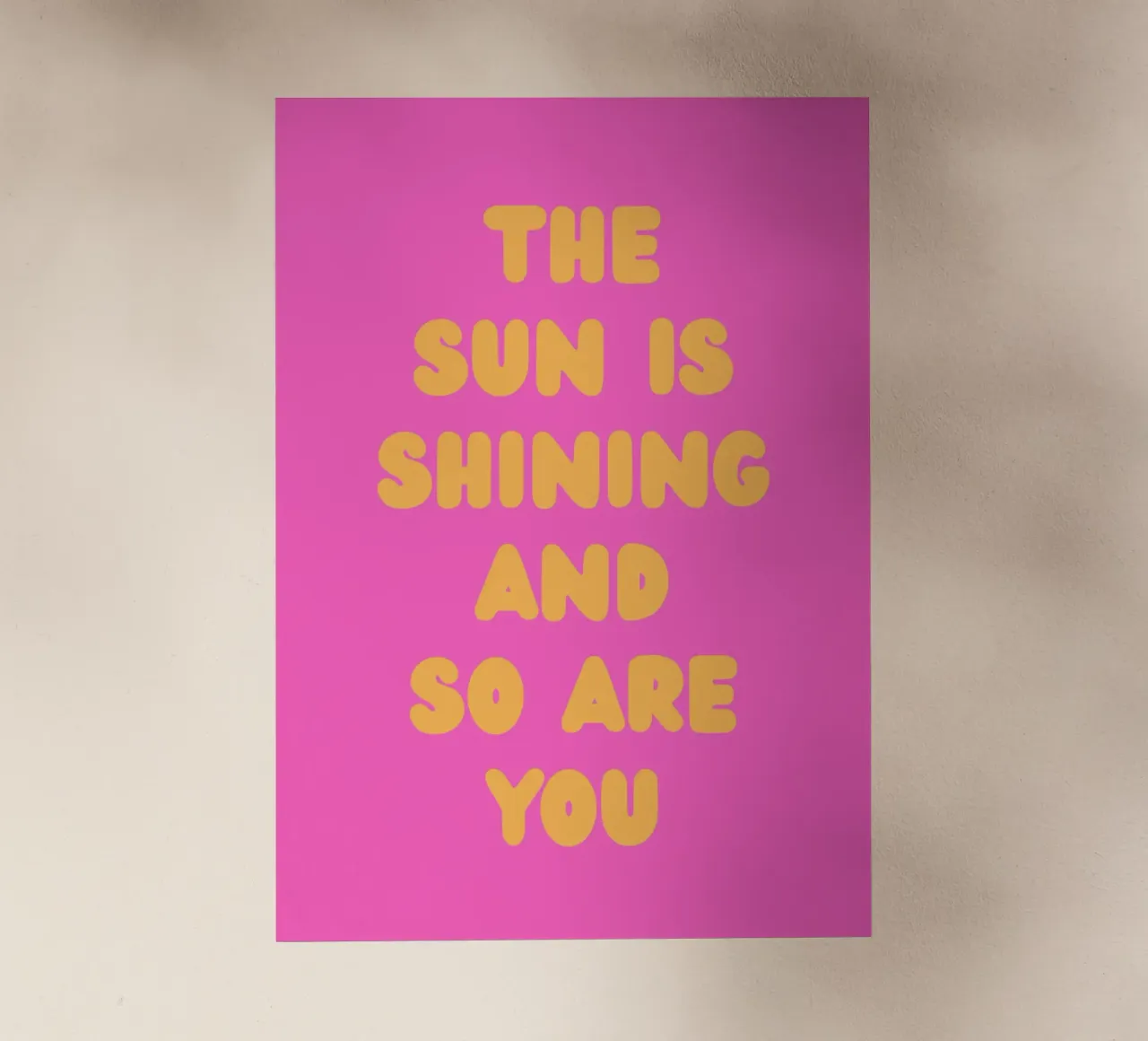 The sun is shining pellicola backlit da PinkCandyWalls