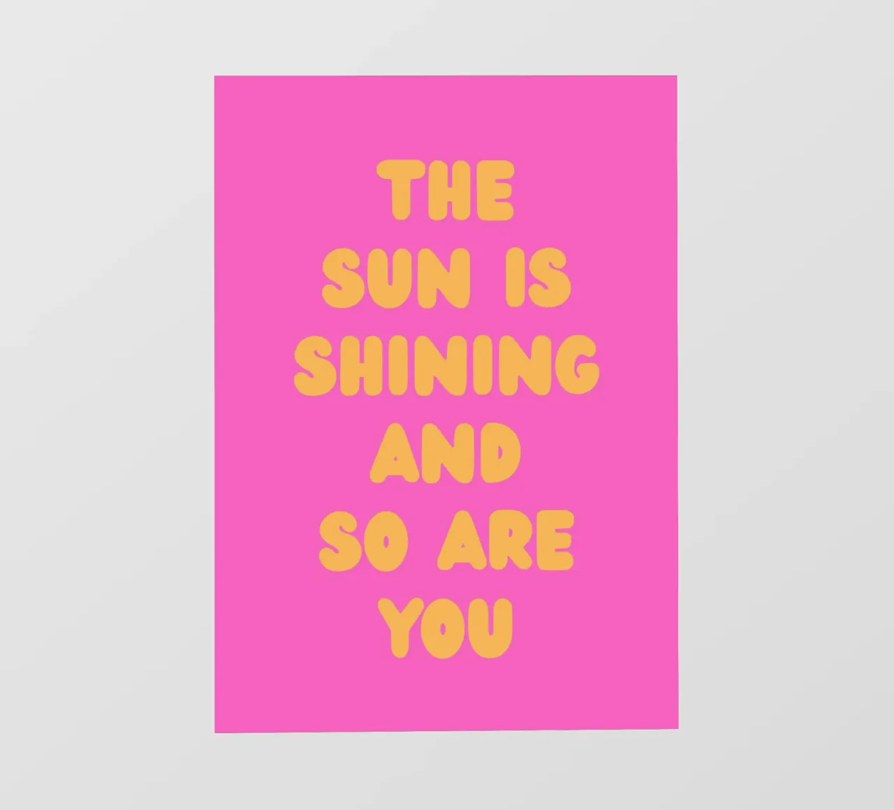 The sun is shining pellicola backlit da PinkCandyWalls