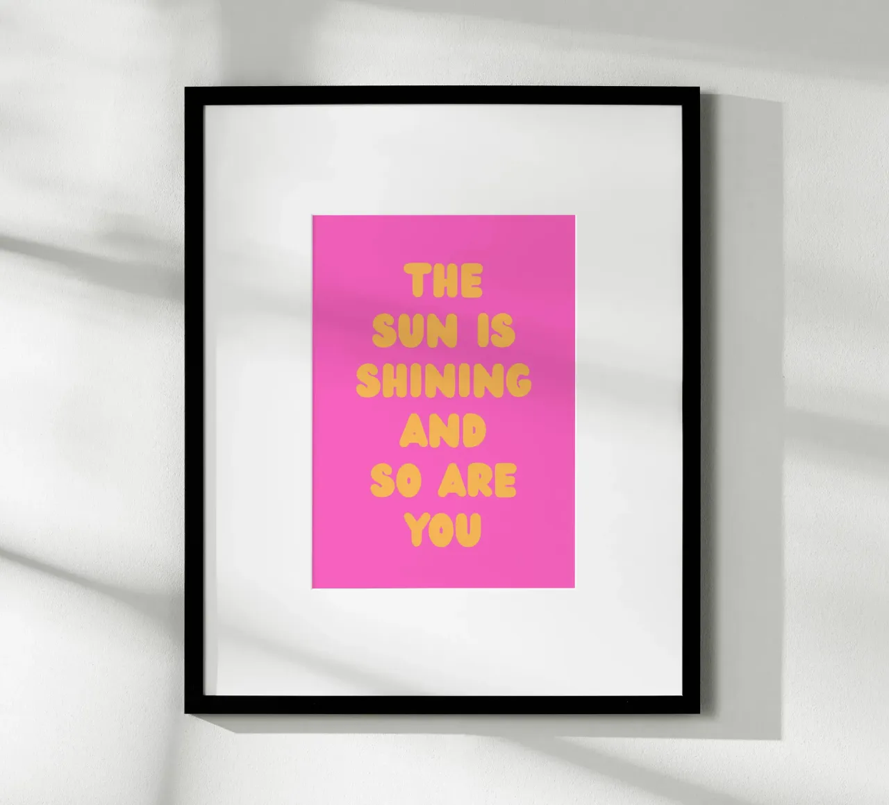 The sun is shining carta hahnemühle da PinkCandyWalls