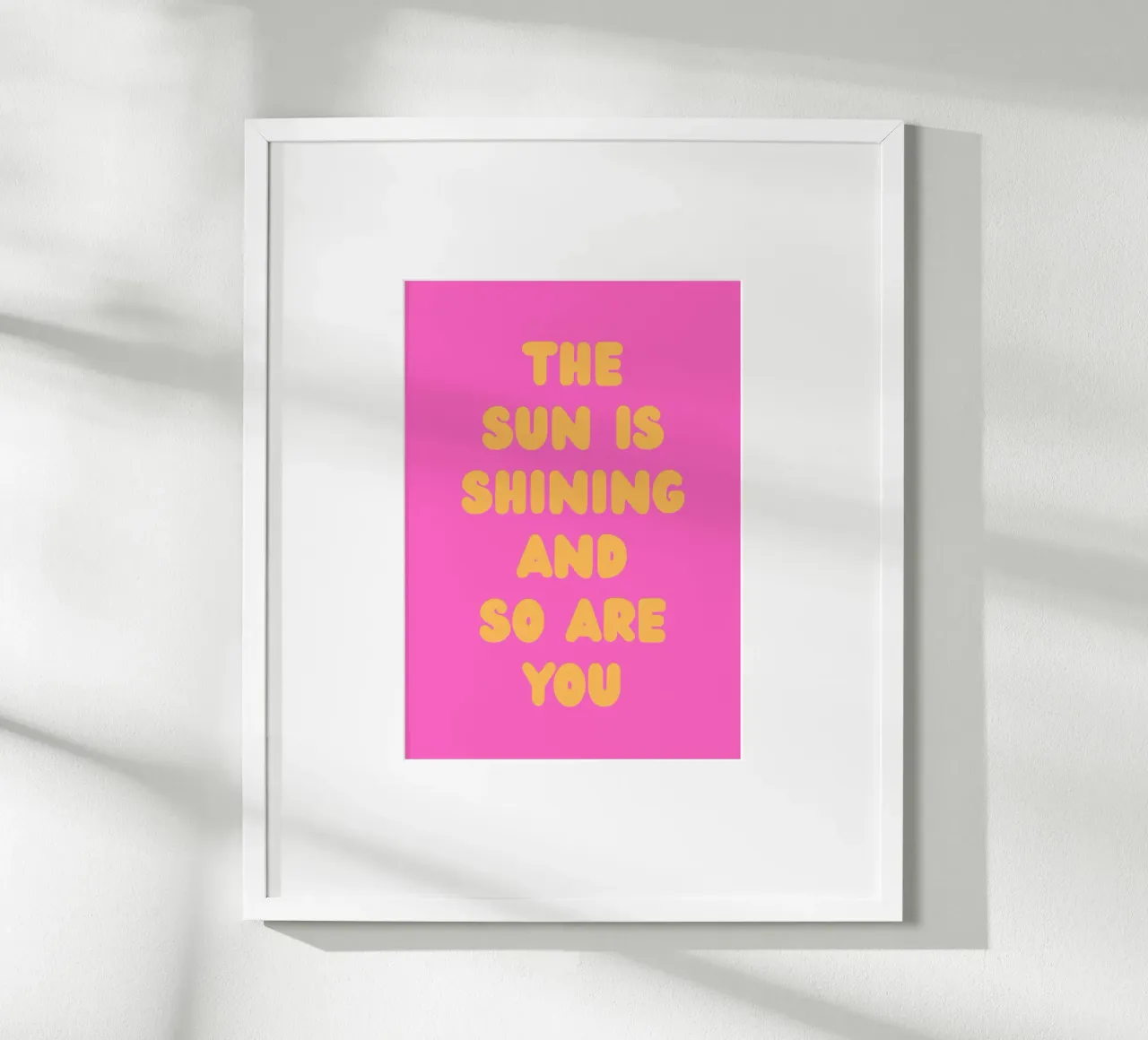 The sun is shining carta hahnemühle da PinkCandyWalls