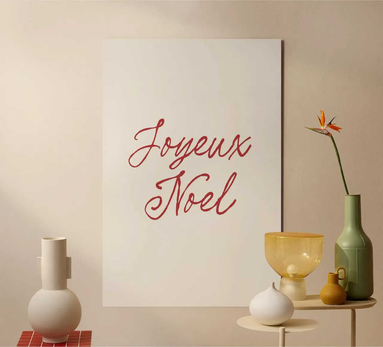 Joyeux Noel No 02 alluminio dibond da treechild