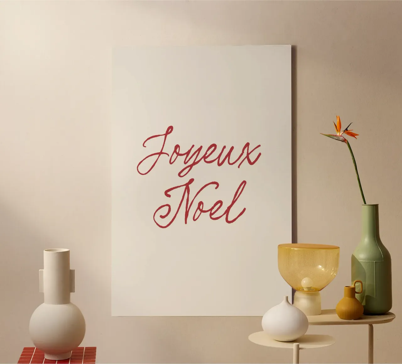 Joyeux Noel No 02 canvas van treechild