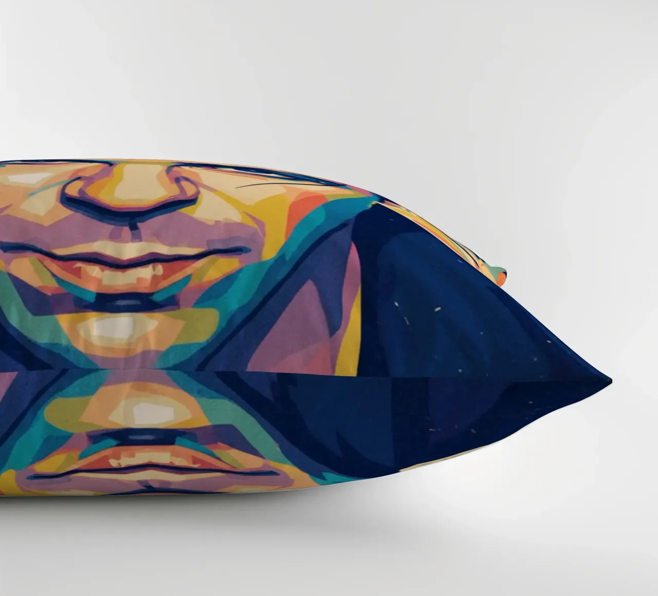 Till Lindemann ritratto pop art cuscino da Hantamrata