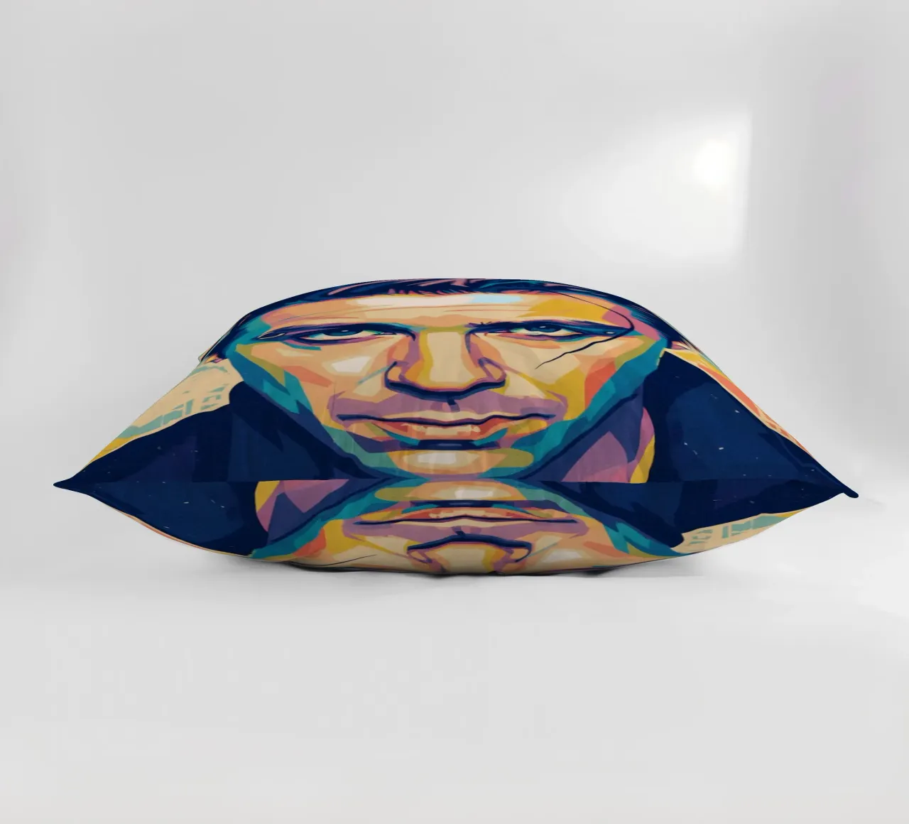 Till Lindemann ritratto pop art cuscino da Hantamrata