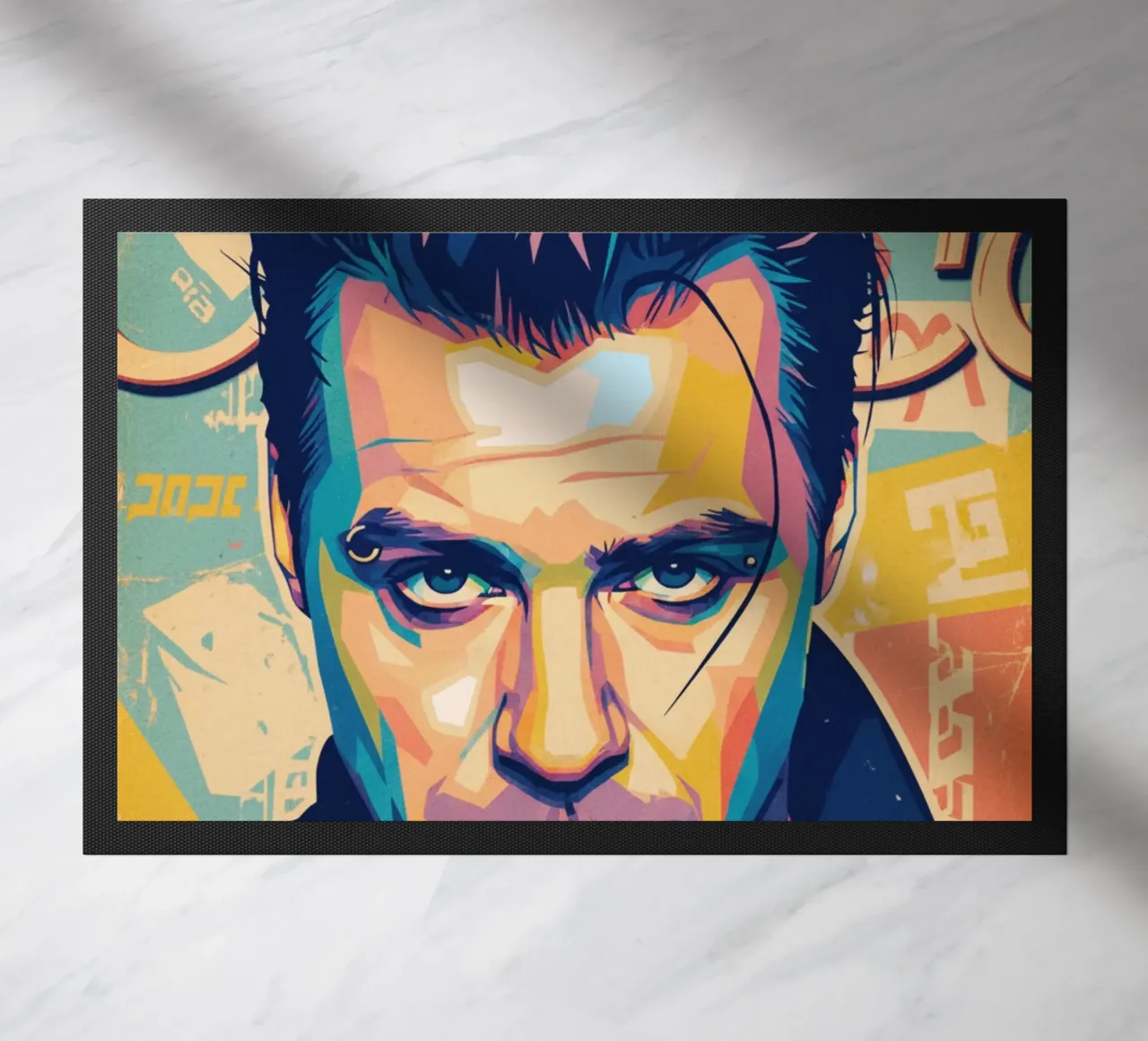 Till Lindemann ritratto pop art zerbino da Hantamrata