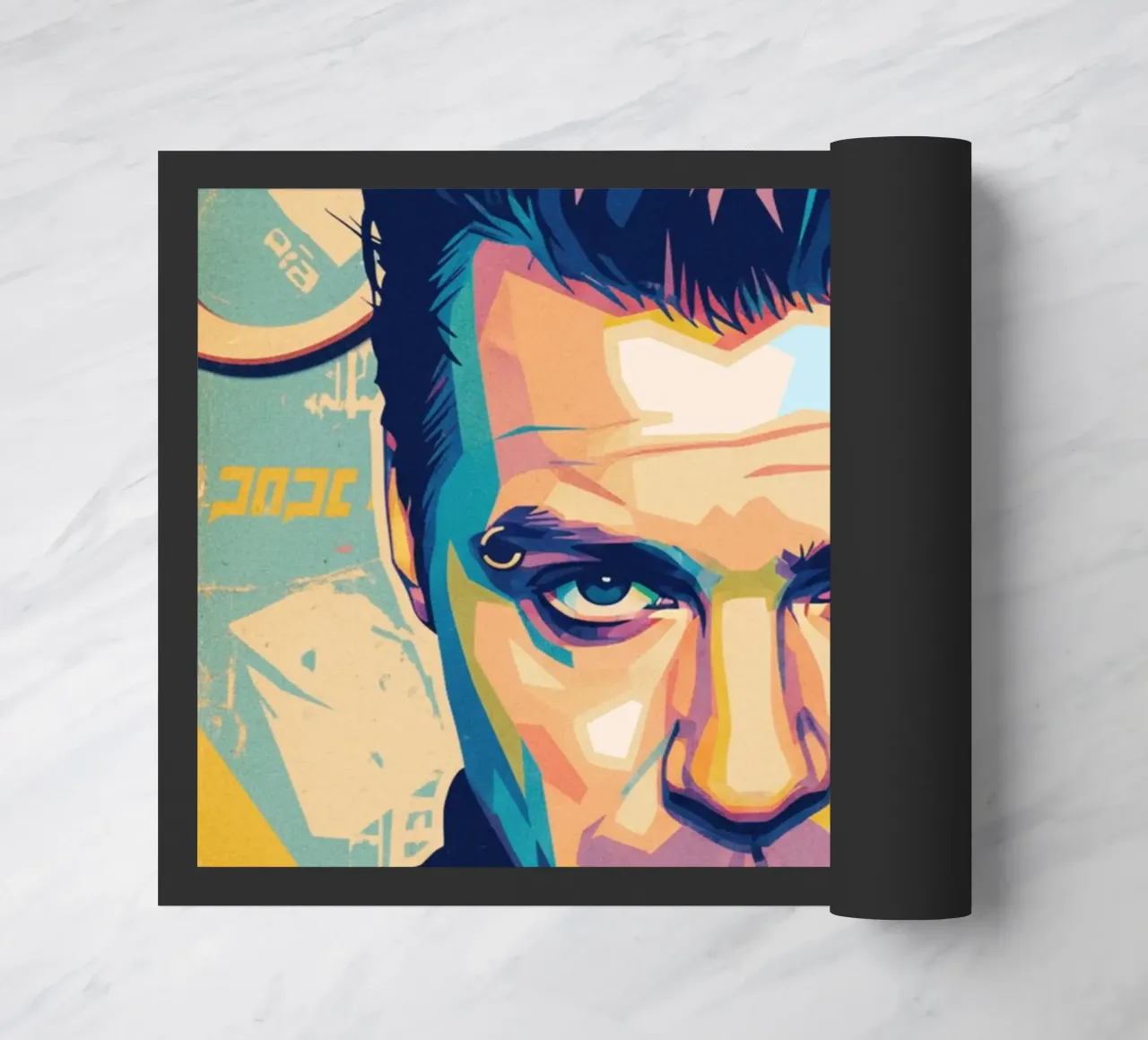 Till Lindemann ritratto pop art zerbino da Hantamrata