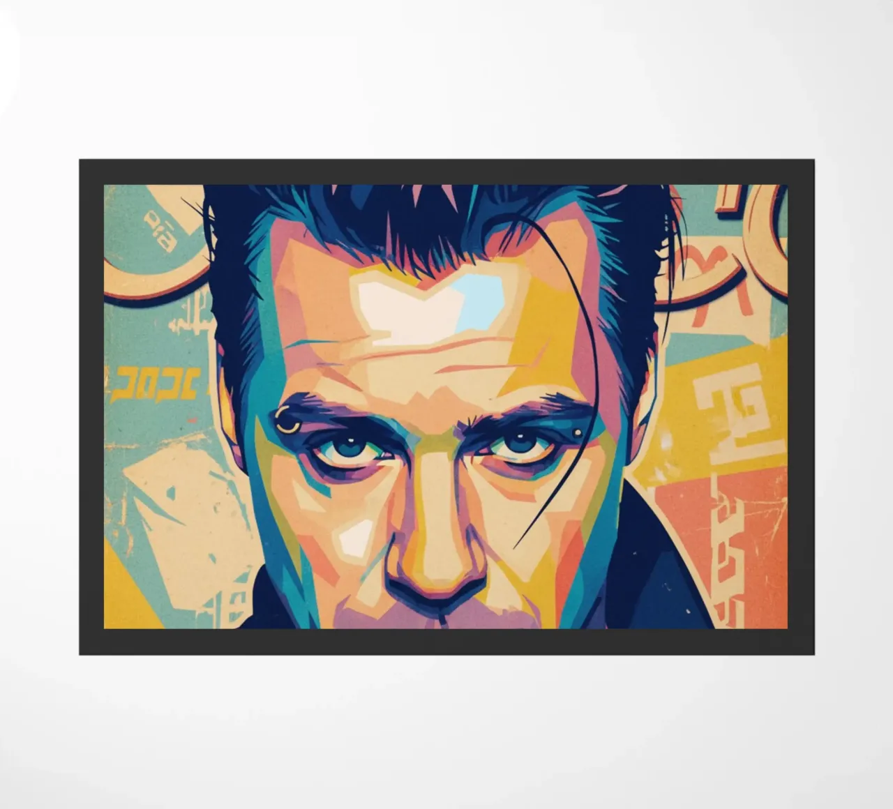 Till Lindemann ritratto pop art zerbino da Hantamrata