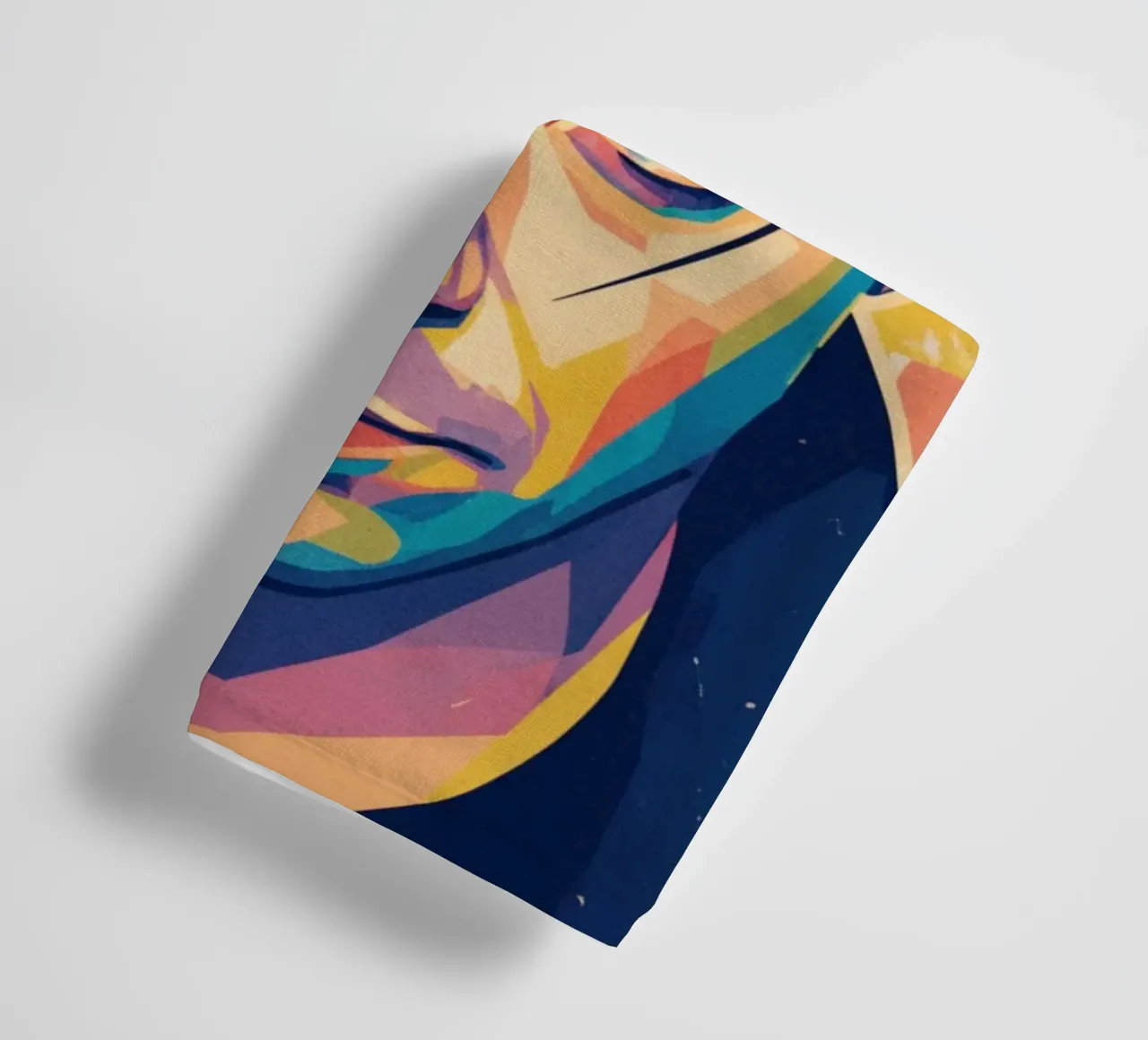 Till Lindemann pop-art portret badhanddoek van Hantamrata