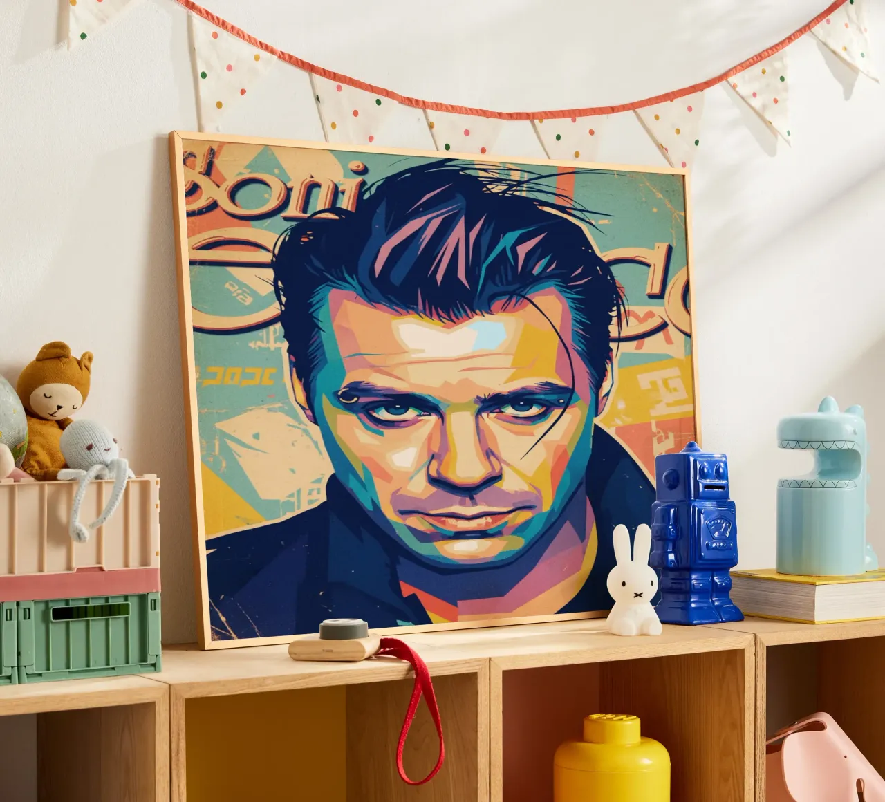 Till Lindemann ritratto pop art carta hahnemühle da Hantamrata