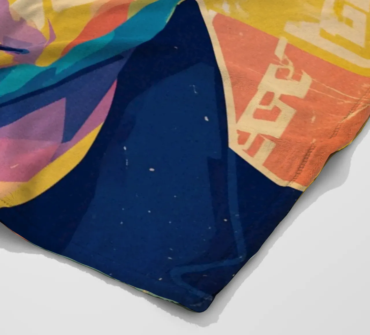 Till Lindemann ritratto pop art coperta in pile da Hantamrata
