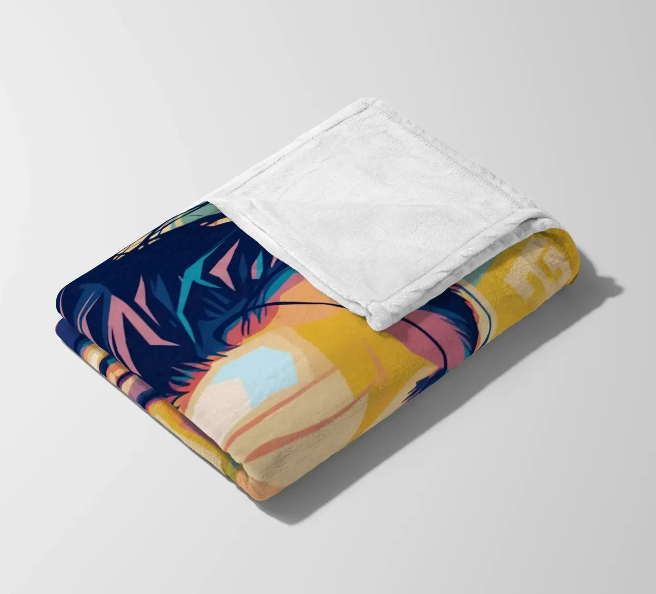 Till Lindemann ritratto pop art coperta in pile da Hantamrata