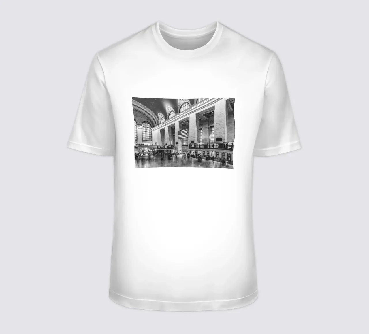 Grand Central Terminal B&W Kunst t-shirt da Carinaprint