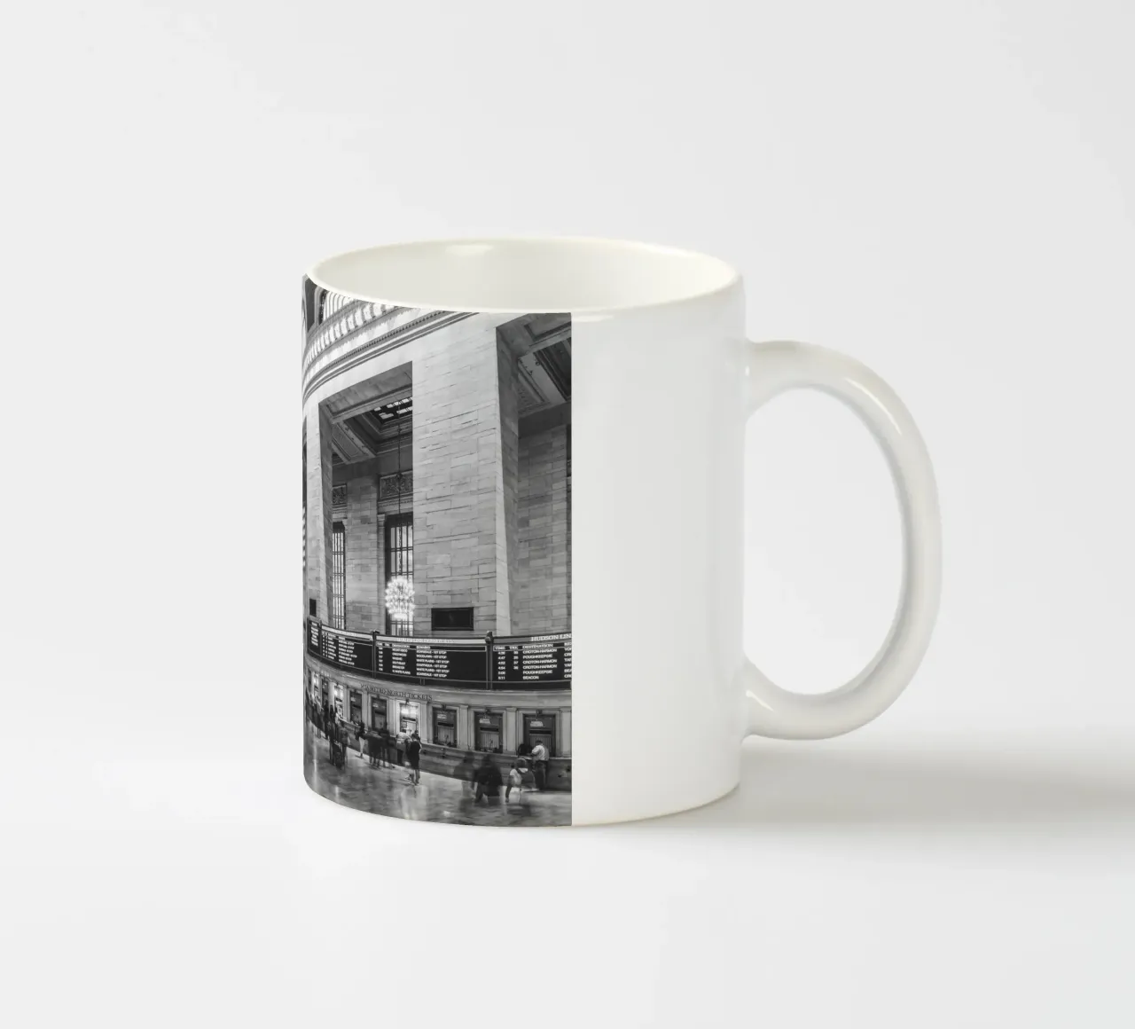 Grand Central Terminal B&W Kunst tazza in ceramica da Carinaprint