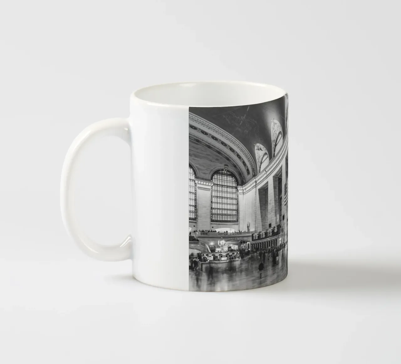 Grand Central Terminal B&W Kunst tazza in ceramica da Carinaprint