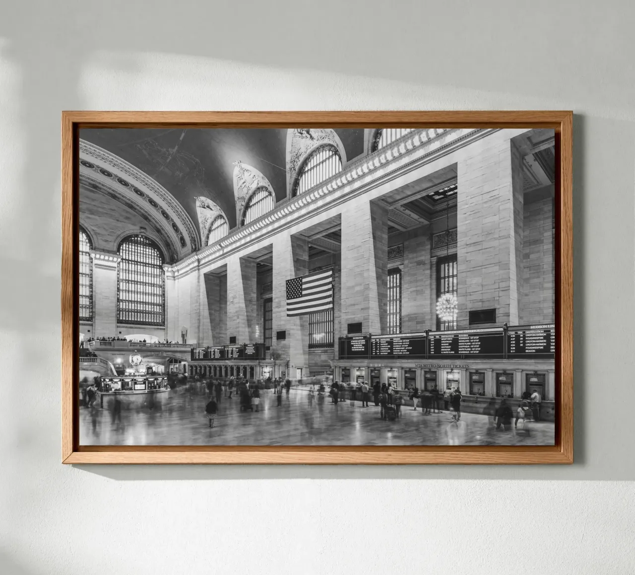 Grand Central Terminal B&W Kunst tela da Carinaprint