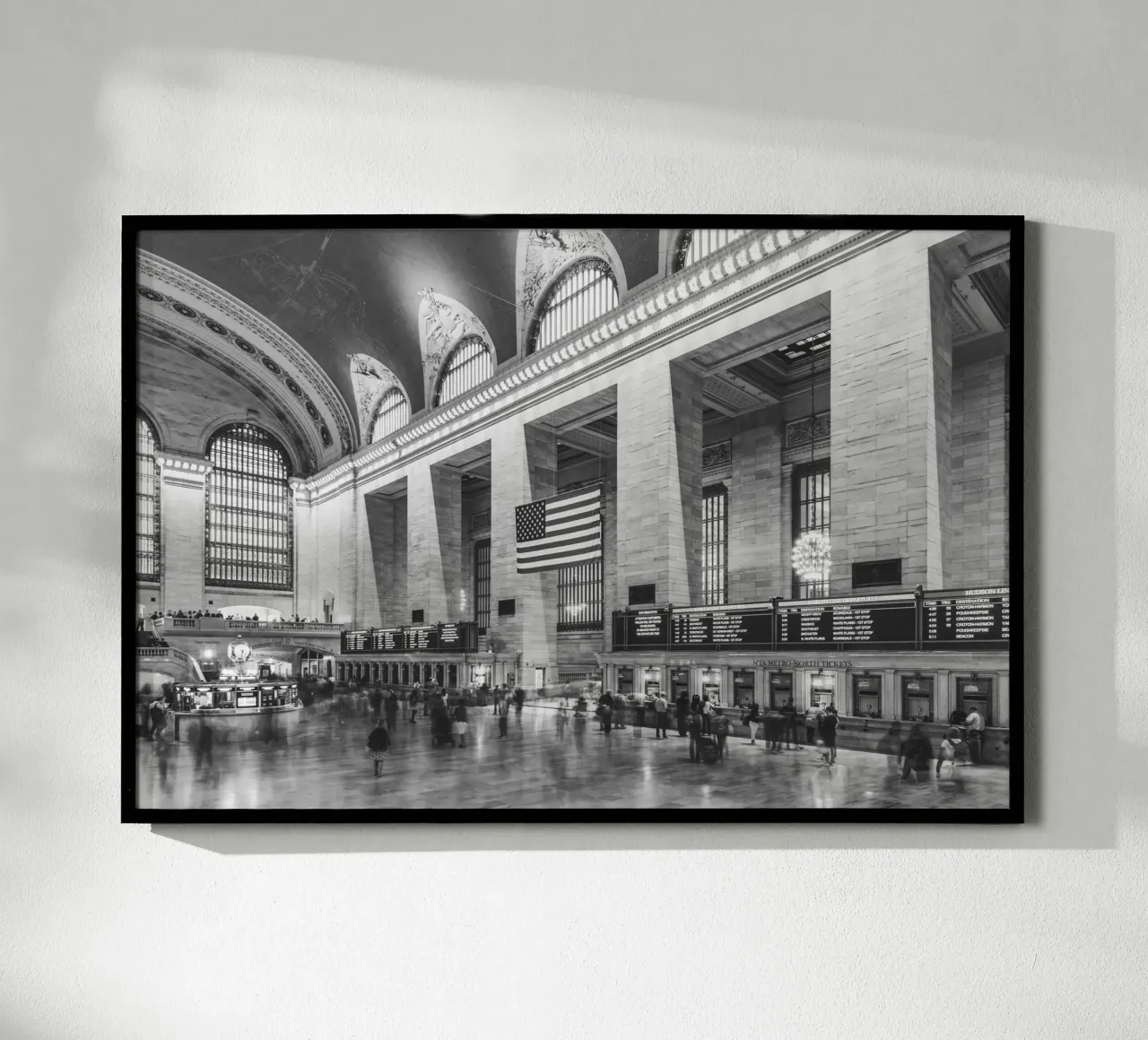 Grand Central Terminal B&W Kunst Hahnemühle von Carinaprint