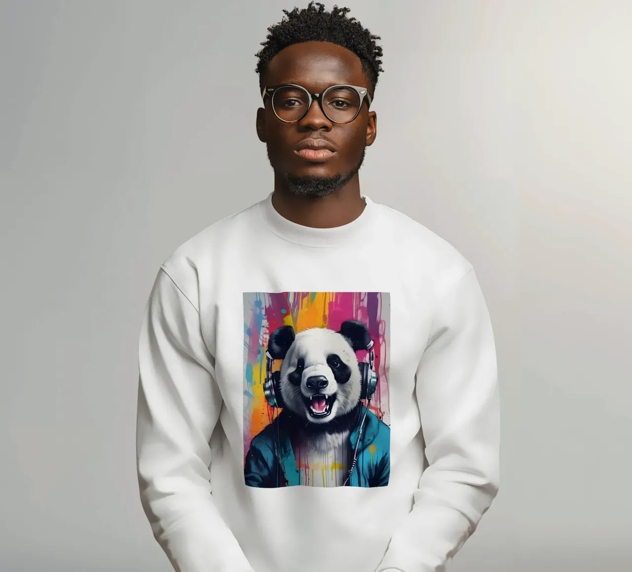 Euforia musicale da panda felpa da MakArena
