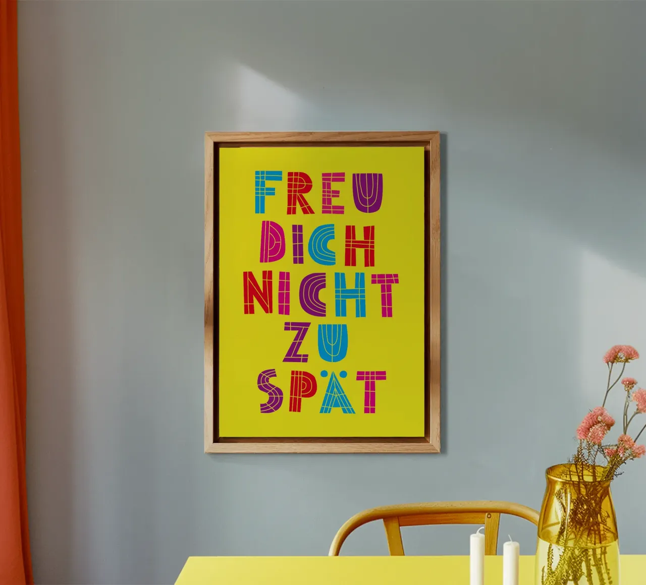 Freu dich nicht zu spät 04 alluminio dibond da Art Fart