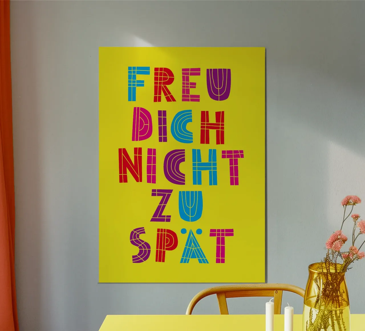 Freu dich nicht zu spät 04 alluminio dibond da Art Fart
