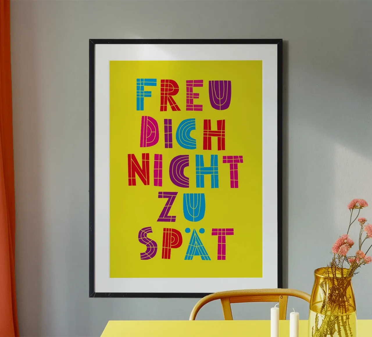 Freu dich nicht zu spät 04 carta hahnemühle da Art Fart