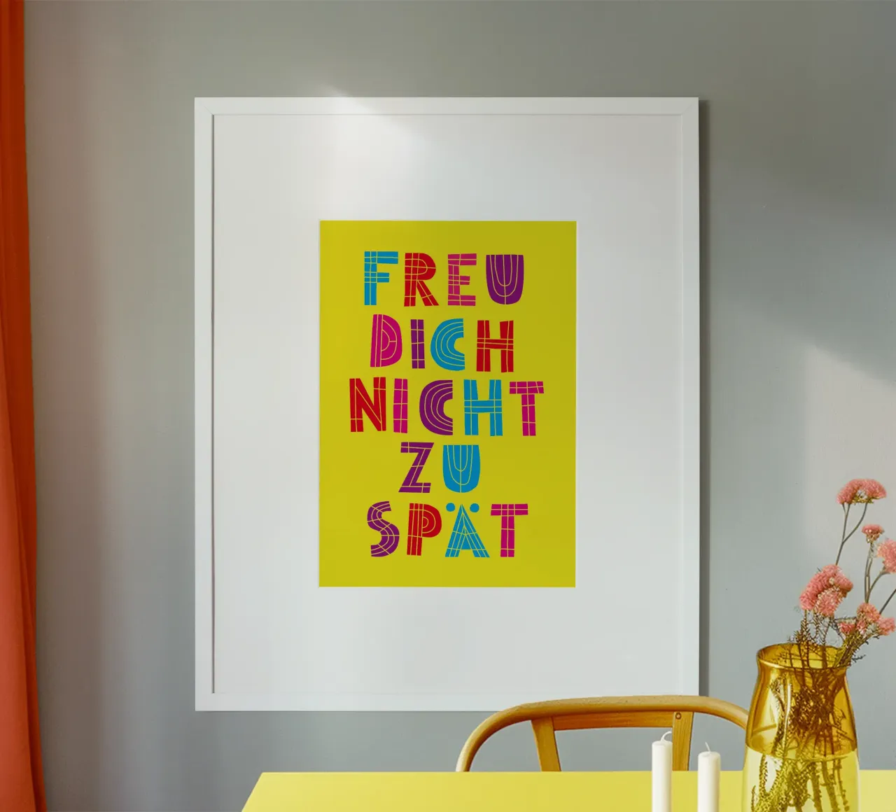Freu dich nicht zu spät 04 carta hahnemühle da Art Fart