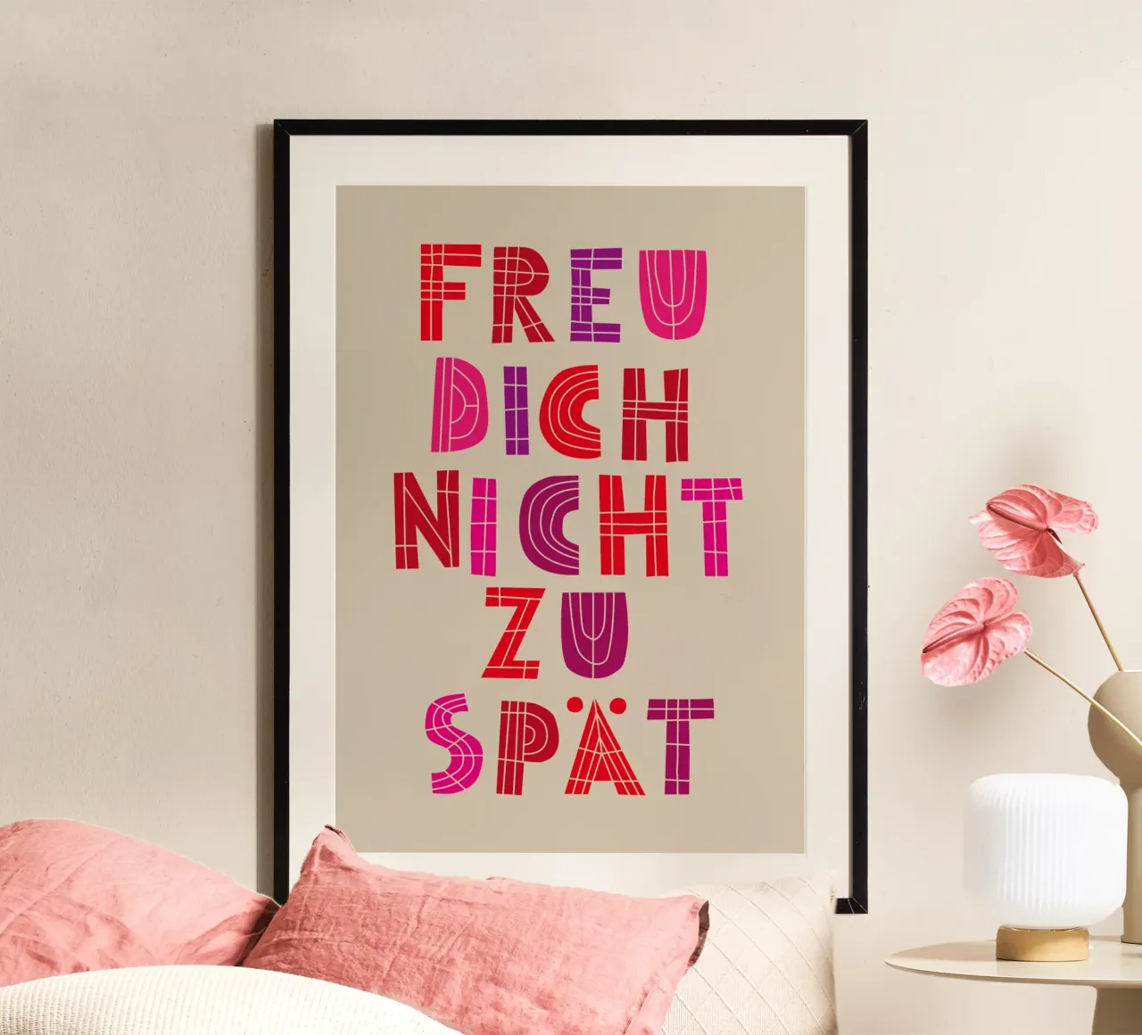 Freu dich nicht zu spät 05 carta hahnemühle da Art Fart