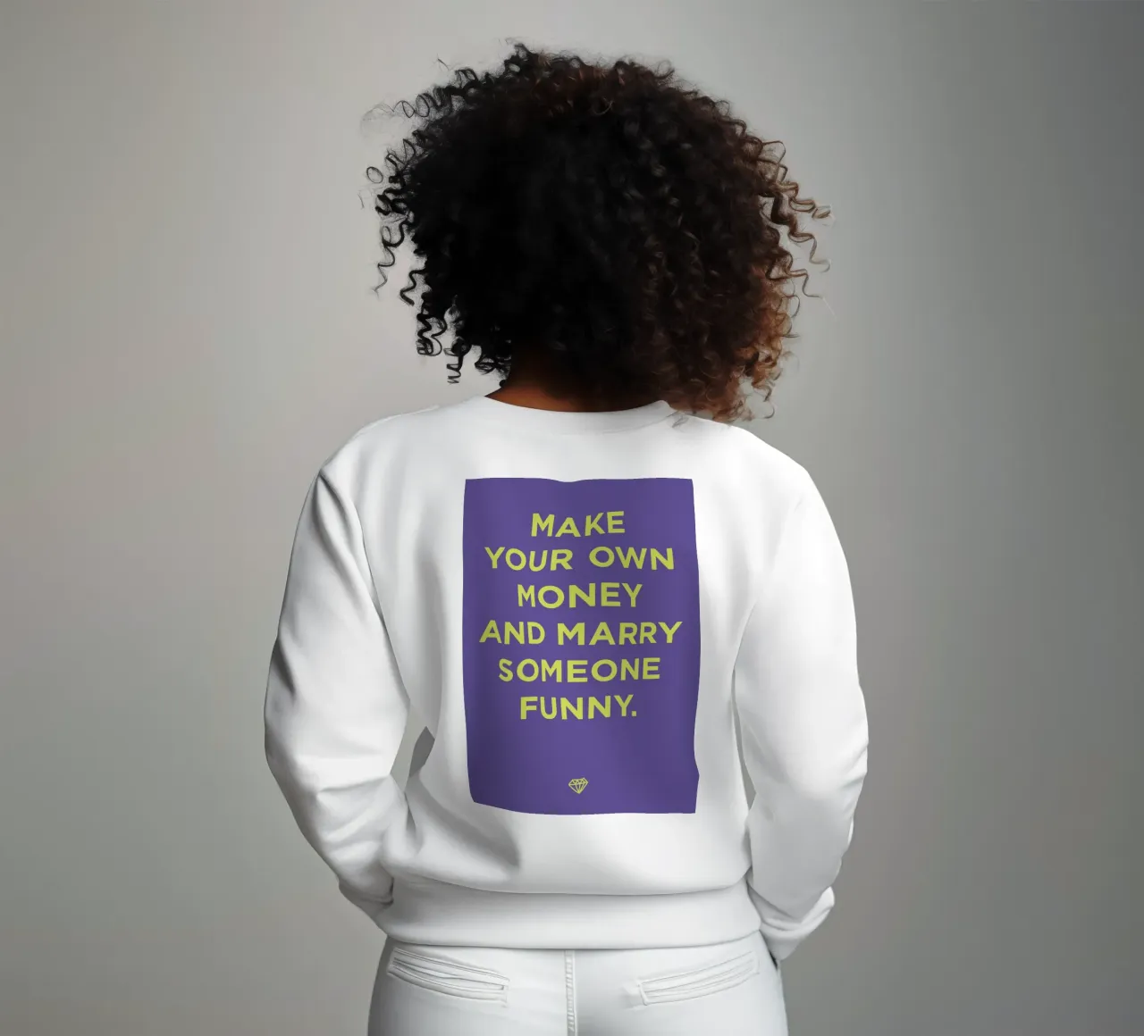 Marry someone funny. felpa da Art Fart
