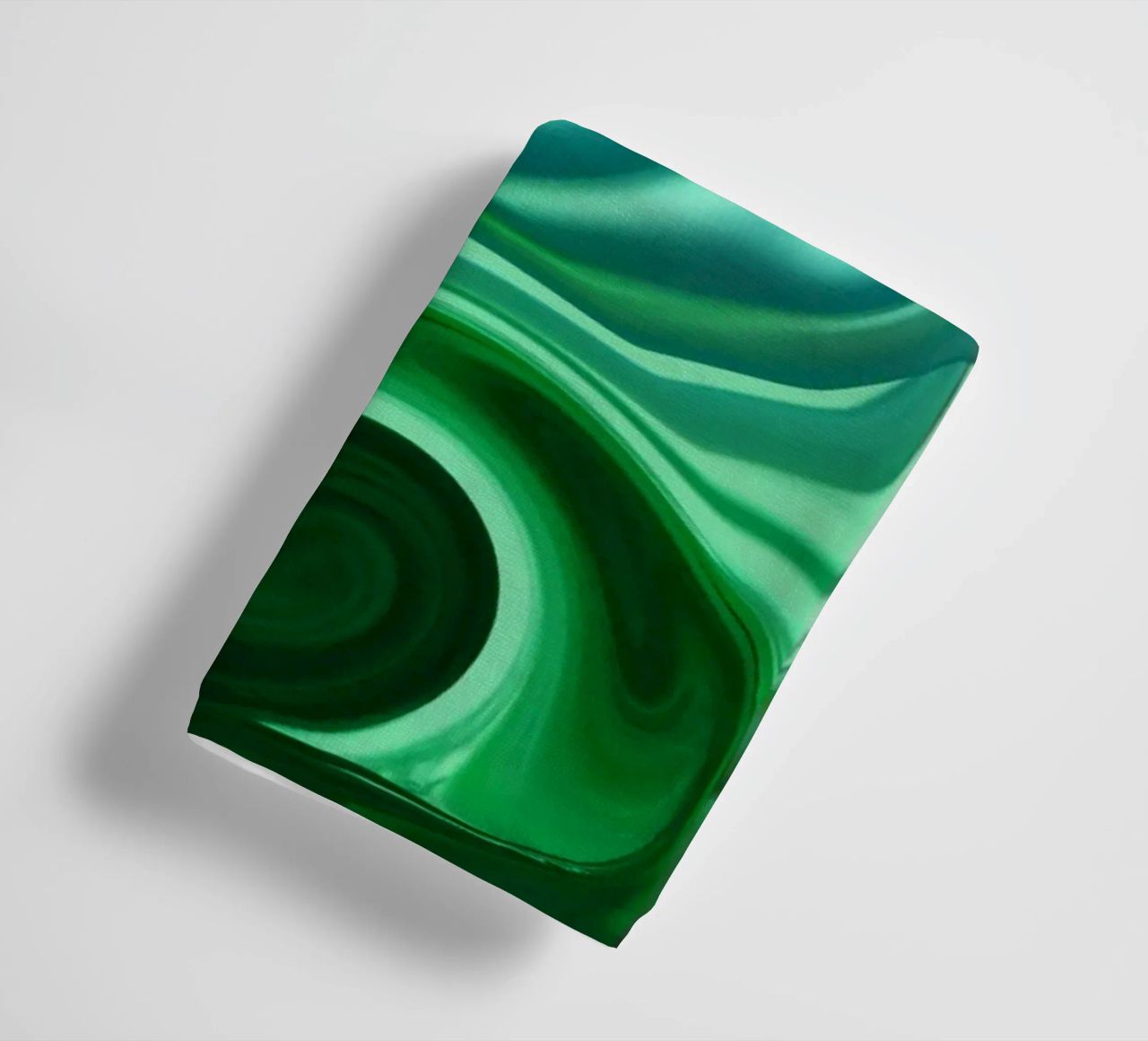 Abstract dynamic pattern in blue and green. towel by Something for you