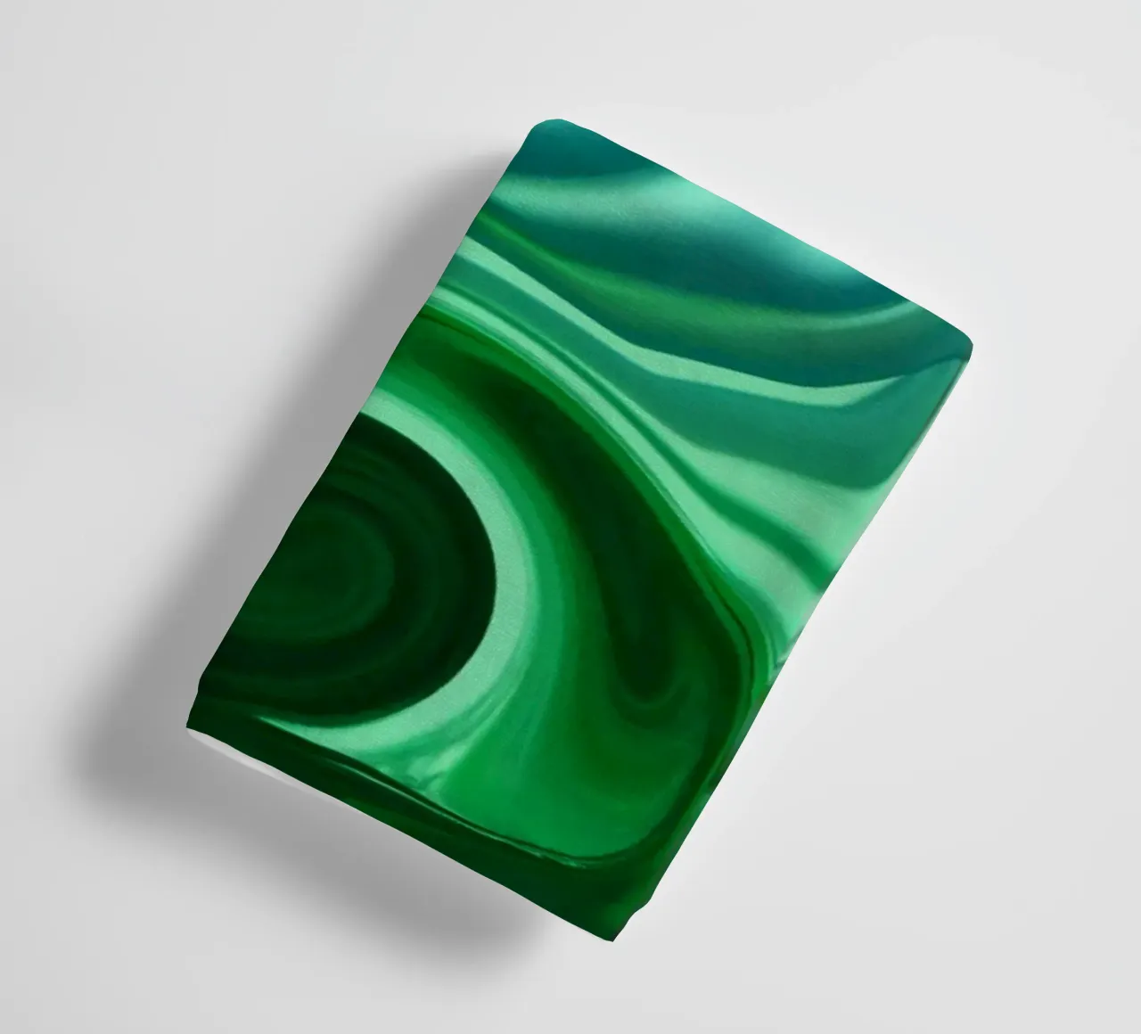 Motif dynamique abstrait en bleu et vert. serviette de bain de Something for you