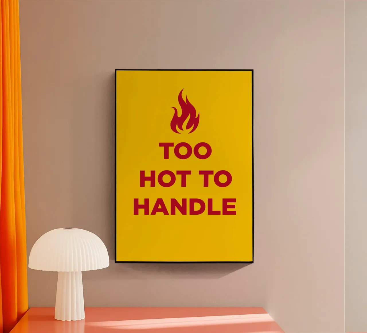 Too hot to handle acryl van Art Fart