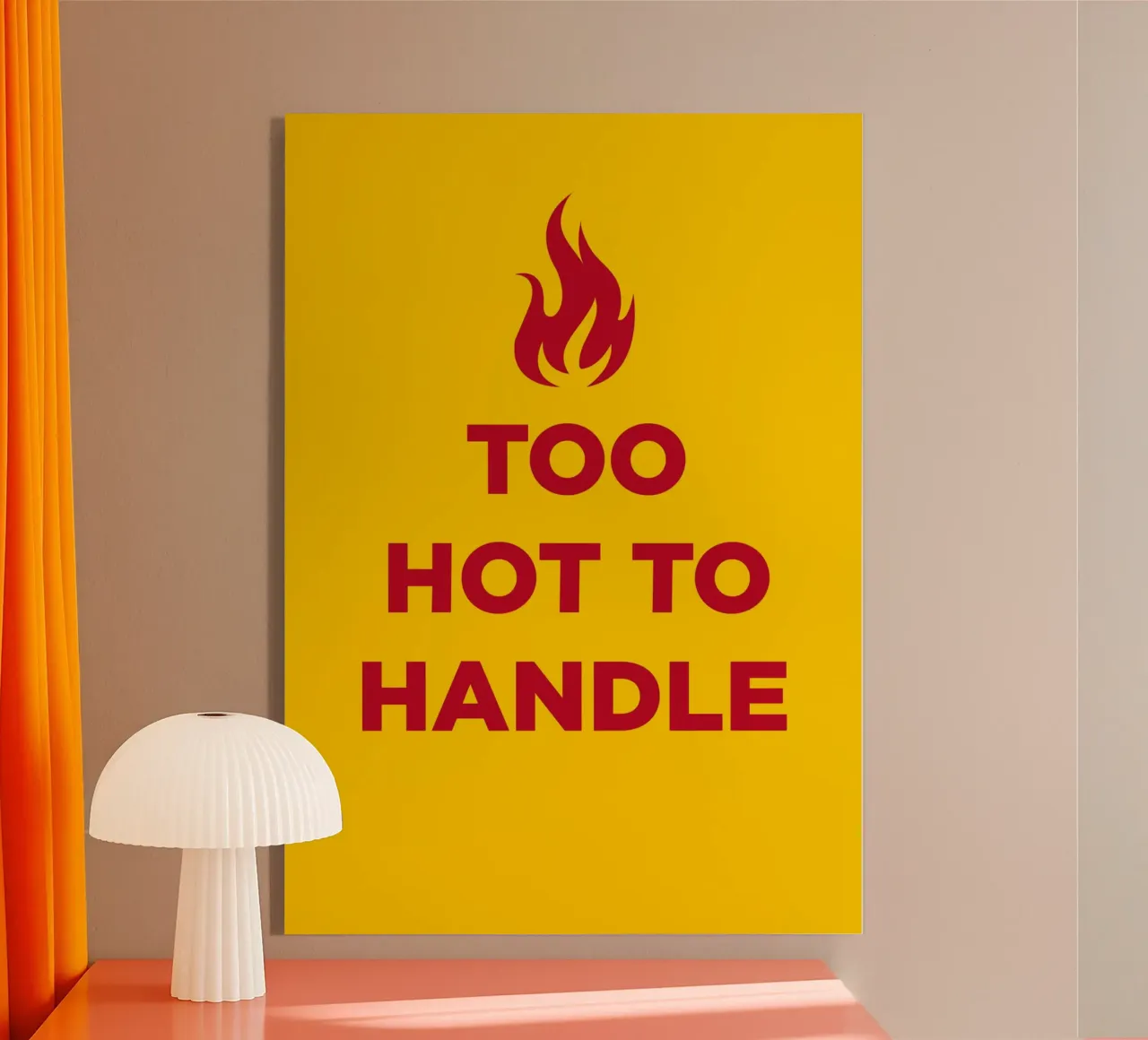 Too hot to handle acryl van Art Fart