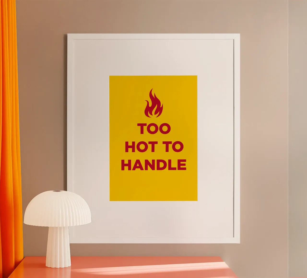 Too hot to handle poster da Art Fart