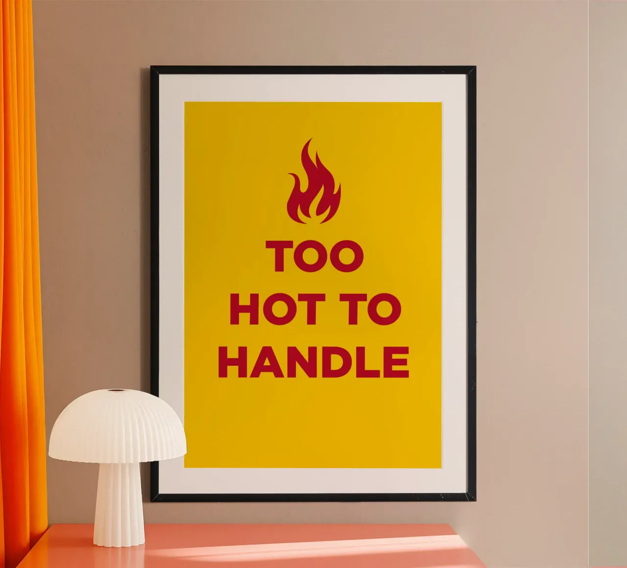 Too hot to handle poster da Art Fart