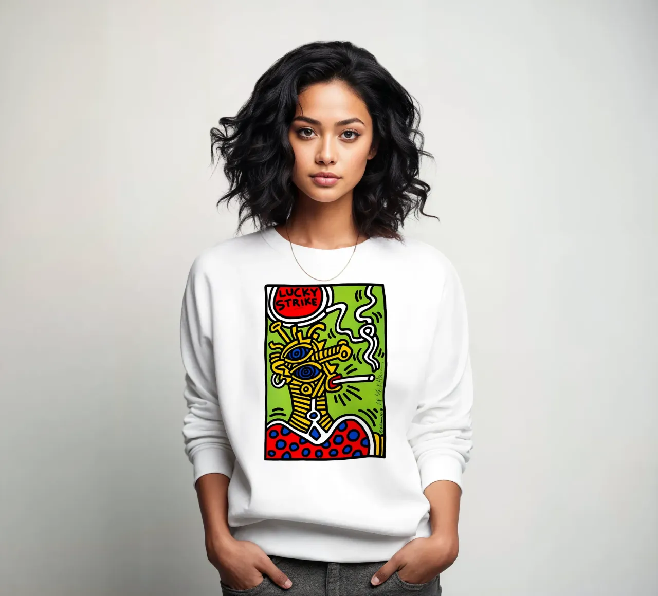 Keith Haring arte 12 felpa da domherrick1